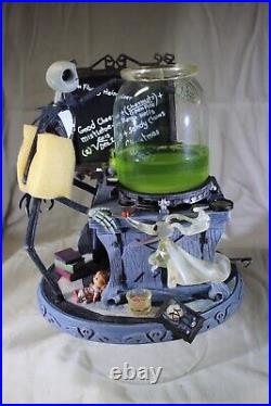 Disney's Nightmare Before Christmas JACK'S SCIENCE PROJECT Musical Water Globe