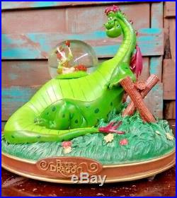 Disney's Pete's Dragon Musical Snow Globe with box Collectible