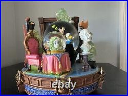 Disney's RARE Mickey and Friends Haunted Mansion Ride Musical Snow Globe Read