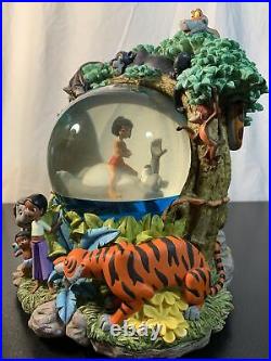 Disney's The Jungle Book II Bear Necessities Musical Snow Globe Baloo Mowgli