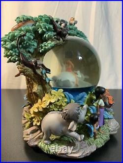 Disney's The Jungle Book II Bear Necessities Musical Snow Globe Baloo Mowgli