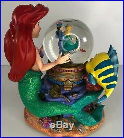 Disney's The Little Mermaid Ariel Snow Globe & Musical Theatre Under the Sea