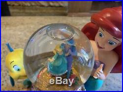Disney's The Little Mermaid Ariel Snow Globe & Musical Theatre Under the Sea