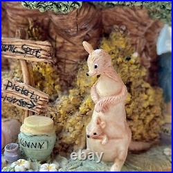 Disney's Winnie The Pooh And Friends Tree House Musical Snow Globe Rare Classic