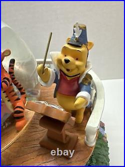 Disney's Winnie the Pooh Musical Snow Globe Eeyore Band Concert