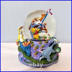 Disney's Winnie the Pooh and Friends Blustery Day Musical Snow Globe