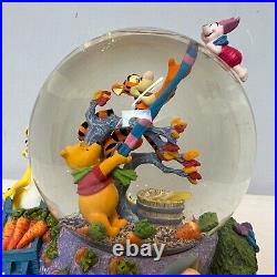 Disney's Winnie the Pooh and Friends Blustery Day Musical Snow Globe