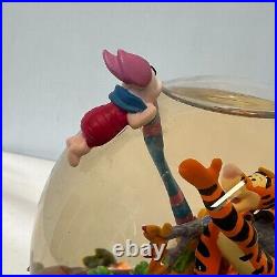 Disney's Winnie the Pooh and Friends Blustery Day Musical Snow Globe