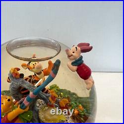 Disney's Winnie the Pooh and Friends Blustery Day Musical Snow Globe