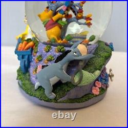 Disney's Winnie the Pooh and Friends Blustery Day Musical Snow Globe