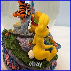 Disney's Winnie the Pooh and Friends Blustery Day Musical Snow Globe