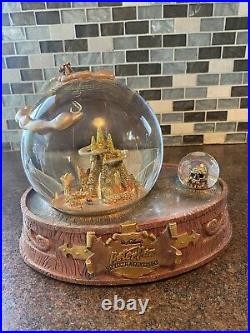 Disneys Peter Pan 50th Anniversary Musical Light Up Snow Globe Very Rare READ
