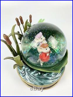 Disneys The Rescuers 30th Anniversary Musical Snow Globe RETIRED Authentic