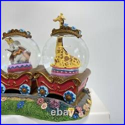 Dumbo Casey Junior Musical Snowglobe Globe Disney Store Exclusive Vintage with Box