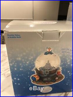 Dumbo Takes A Bath Musical Snow Globe disney snowglobe bubbles