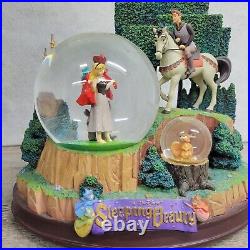 Exclusive Disney Sleeping Beauty Snow Globe Musical Store No Box Aurora Phillip