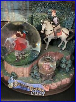 Exclusive Disney Sleeping Beauty Snow Globe Musical multi globes