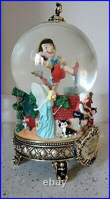 HTF DISNEY Pinocchio Master Of Animation MUSICAL Snow Globe by Ollie Johnston
