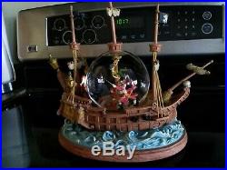 Lot Of 6 Disney Musical Water Globes Hercules Bugs Life Peter Pan Villains