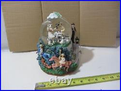 Mary Poppins vintage Snow Globe Let's Go Fly A Kite Music Disney Store