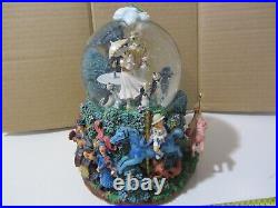 Mary Poppins vintage Snow Globe Let's Go Fly A Kite Music Disney Store