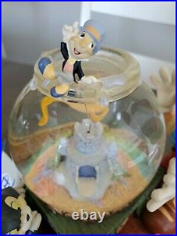Mint! Disney Pinocchio Toyland Musical Snow Globe