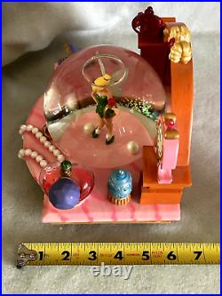 Musical Snow Globe Disney Tinkerbell with you can fly tune Works