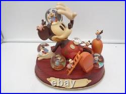 NEW Disney Mickey Mouse MICKEY'S NIGHTMARE 1932 Commemorative Musical Snow Globe