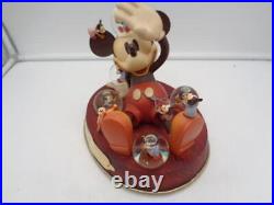 NEW Disney Mickey Mouse MICKEY'S NIGHTMARE 1932 Commemorative Musical Snow Globe
