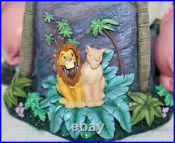 NIB Lion King II Simba's Pride Musical Snowglobe Waterglobe Glitter Globe Disney