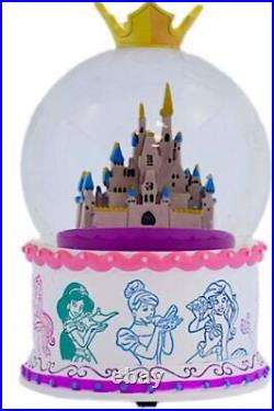 New Disney Parks Disney Castle Princess Musical Snow Globe Snowglobe