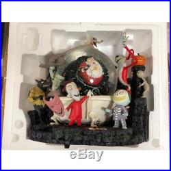 Nightmare Before Christmas Big Snow Globe Light Up With Music Box Tim Burton