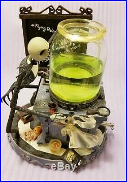 Nightmare Before Christmas JACK SCIENCE PROJECT Musical Snow Globe LIGHTS UP