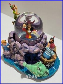 Peter Pan/Captain Hook Pirate Ship You Can Fly Pirate Ship Musical Snow-Globe