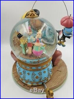 Pinnochio's Music Box Snow Globe in Original Box Plays the Tune Disney