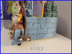 RARE! 1991 Disney Store Beauty and the Beast Belle Wardrobe Musical Snow Globe