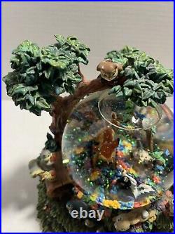 RARE BAMBI SNOW Globe with Music Box Little April Showers