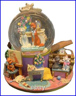 RARE Disney Aristocats Musical Snow Globe