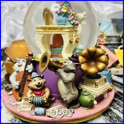 RARE Disney Aristocats Musical Snow Globe