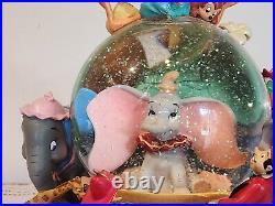 RARE Disney Dumbo Animated Musical Snow Globe Entry of the Gladiators