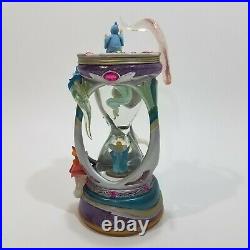 RARE Disney Fairy Fairies Godmothers Hourglass Hour Glass Snow globe Musical