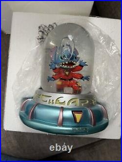 RARE Disney Lilo & Stitch 626 Lighted Musical Snow Globe Brand New