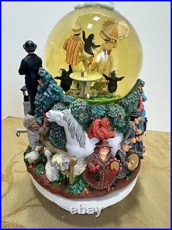 RARE Disney Music Globe Mary Poppins Let's Go Fly A Kite Carousel Penguins