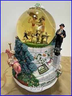 RARE Disney Music Globe Mary Poppins Let's Go Fly A Kite Carousel Penguins