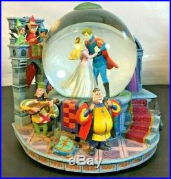 RARE Disney Sleeping Beauty Once Upon A Dream Musical Snow Globe