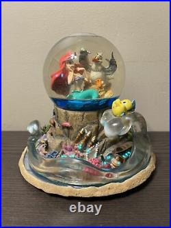 RARE- Disney The Little Mermaid Part Of Your World Light Up Musical Snow Globe