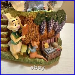 RARE Disney Winnie The Pooh Photographer Musical Snow Globe