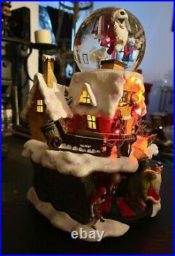 RARE The Nightmare Before Christmas Christmastown Limited Ed Musical Snow Globe