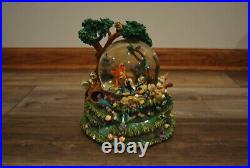 RARE Vintage Disney BAMBI Musical Snow Globe Little April Showers Works