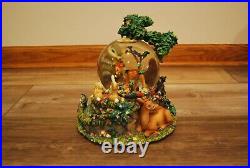 RARE Vintage Disney BAMBI Musical Snow Globe Little April Showers Works